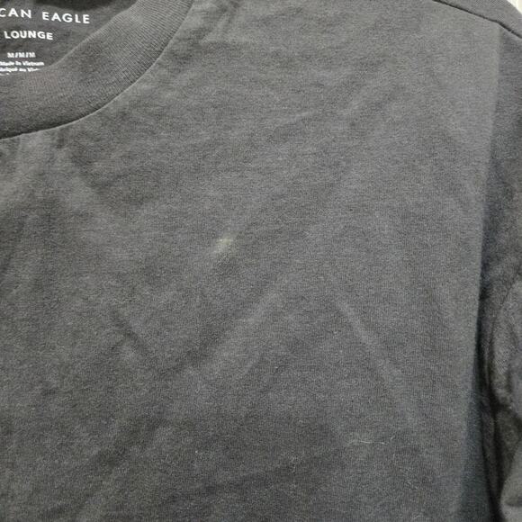 American Eagle AE Lounge Gray Short Sleeve Tee Size M - Picture 4 of 7